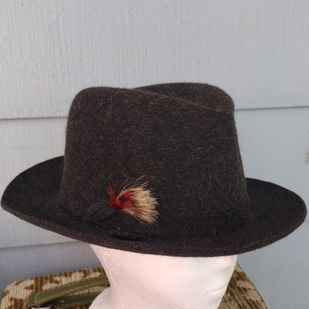 Vintage Stetson Dark Grey Fedora